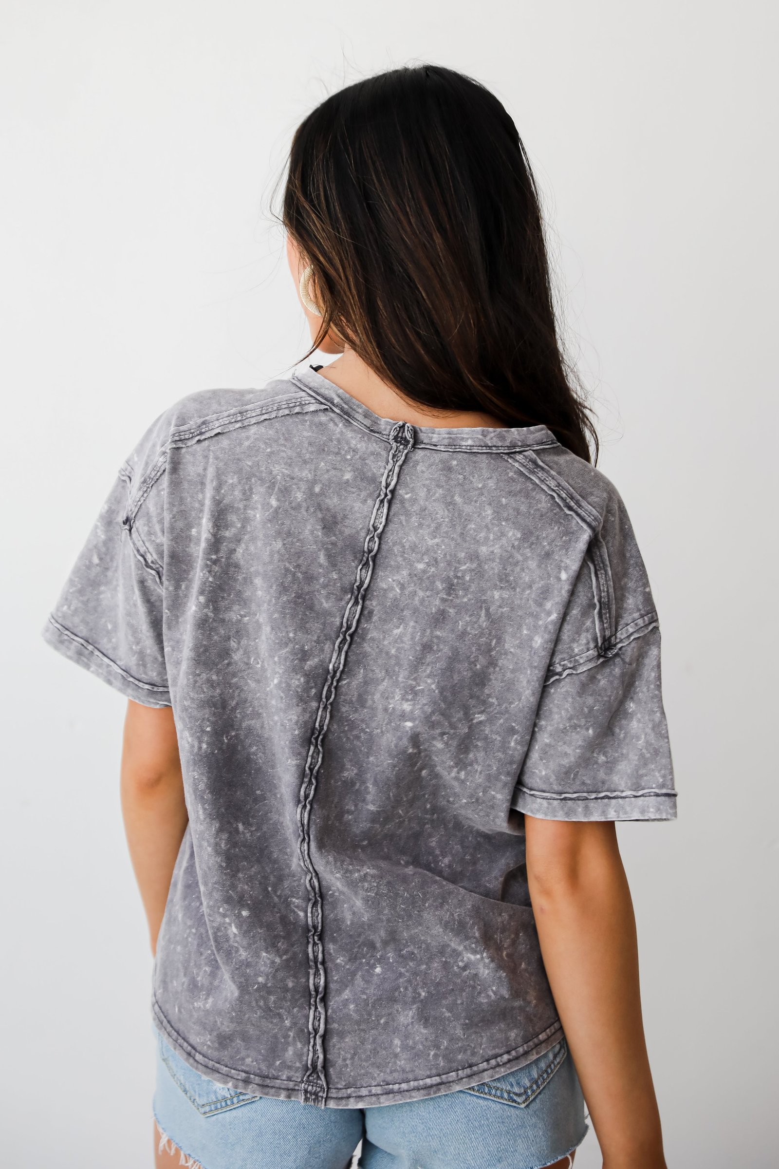 Sawyer Acid Washed Tee - DU DEAL