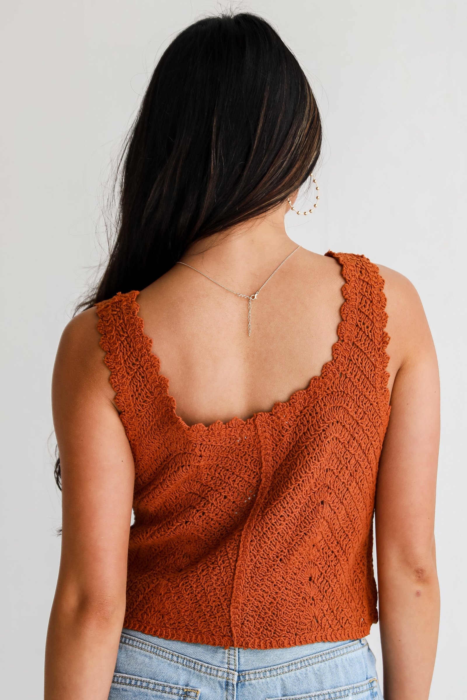 Sunny Radiance Crochet Knit Tank - DU DEAL